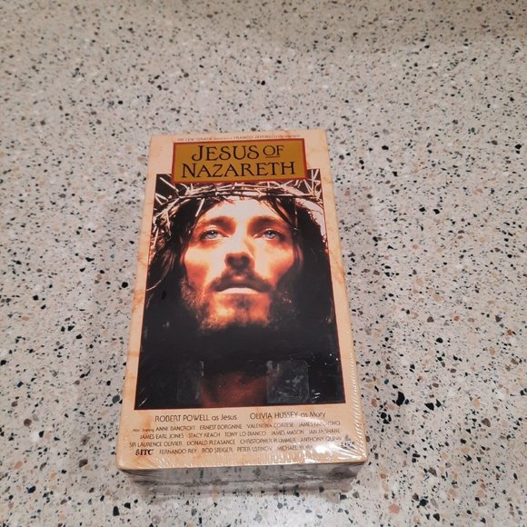 Jesus of Nazareth Movie VHS Tapes 1999 3 Video Cassette Set Factory sealed - Picture 1 of 5
